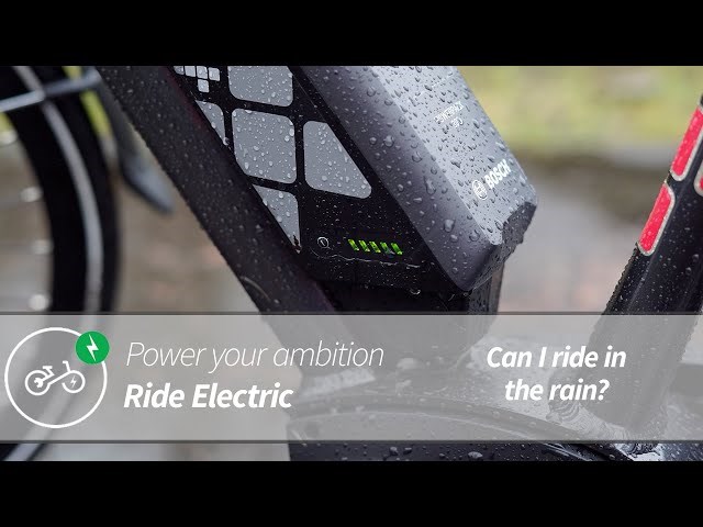 Can You Ride An Electric Bike In The Rain? | Power Your Ambition | Ride Electric